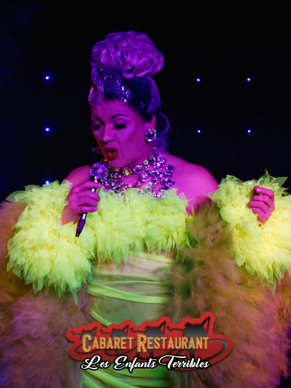 Costume paillettes spectacle transformiste